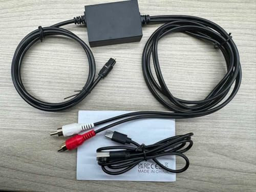 PROZOR Cavo DAC 2.1m SPDIF a RCA, 192KHz/24bit Adattatore Ottico Toslink a AV, Convertitore Audio Digitale a Analogico con Cavo Ottico 1m e RCA 1.1m con Cavo USB per TV, Blu-Ray, Console di Gioco