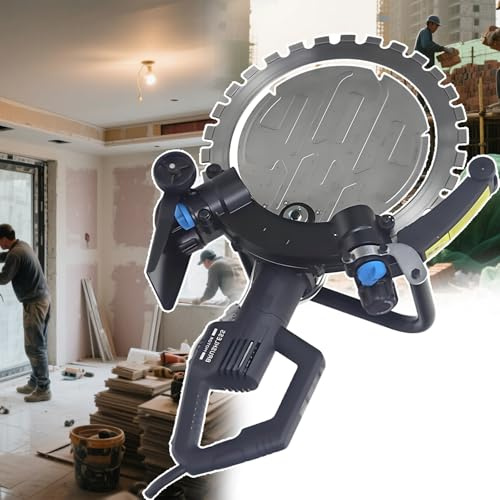 forplubossmmp Rainureuse Électrique Légère De 9,5 Kg, Scie À Béton Toroïdale 2200 TR/Min, Profondeur De Coupe De 31cm, avec Lame Diamantée pour Béton, Pierre, Brique Et Tuile