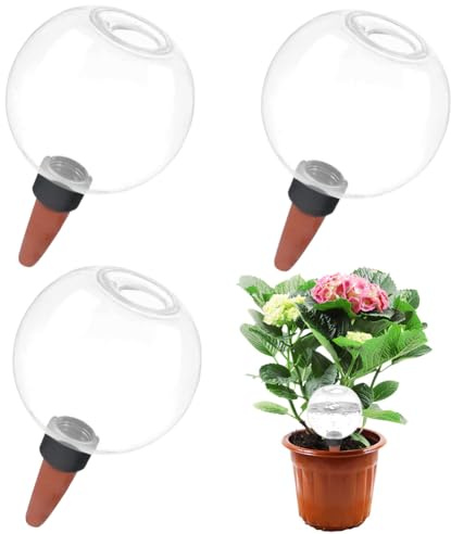 Tutamaz 3 palline per irrigazione, 500 ml, grande capacità, per irrigazione automatica, per la stanza, il balcone e le piante da giardino