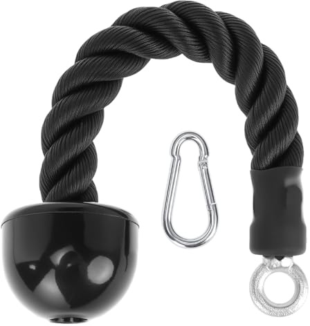 QWORK® Juego de agarres poleas Gym, Accesorios Gimnasio Versátil