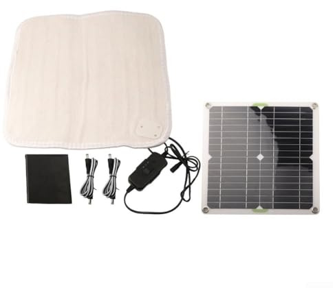 Almohadilla térmica solar para mascotas, para perros, gatos y animales pequeños con sistema de energía solar y rendimiento térmico estable