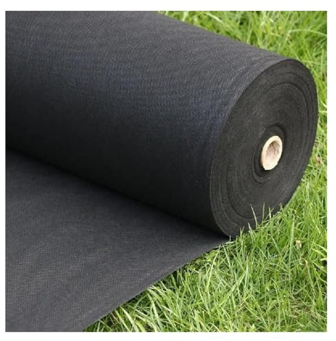 JHSDHYD Toile De Paillage Tissu Anti-Mauvaises Herbes for Jardin et Paysage, 1 Rouleau | Tapis Anti-Mauvaises Herbes Haute Résistance for Plantes Fleurs Chemin