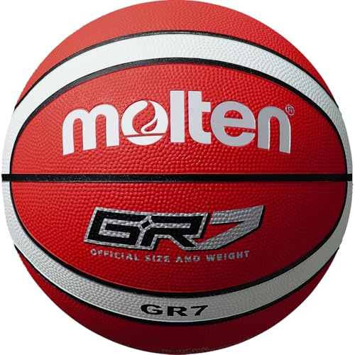 Molten BGR Basketboll, Red/White, 7
