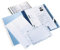 Durable Personalhefter mit Deckblatt und Taben, 5 Unterteilungen, inkl. Hängeschiene, 5 Stück, blau, 255506