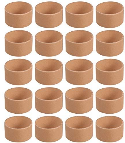 EXCEART 20 Stück Bastelrollen Kraftpapier Pappröhrchen DIY Bastelpapierrollen