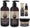 Kit Barbe pour Homme Coffret Barbe Soin Barbe Homme Produit Barbe Shampoing Barbe 300ml Huile Croissance Barbe Conditionneur de Barbe 300ml