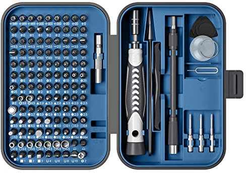130 in 1 Screwdriver Set Precision Mechanics E Durable Upgrade Version Mini Precision Mechanic Set DIY Precision Electronics Repair Kit for iPhone Laptop Watches Camera Glasses