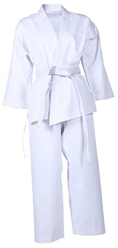 FOYTOKI 1uppsättning Taekwondo Uniform För Vuxna Bekväm Och Andningsbar Träningskläder Snabbtorkande Karate Dräkt Med Elastisk Midja Och Dragsnoddar För Daglig Användning Och