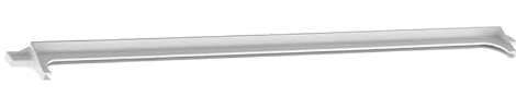 Masterpart Glass Shelf Rear Profile Back Edge Plastic Trim To Fit Beko Fridge Freezers CDA660FS