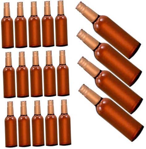 VICASKY 24stücke Miniatur-Bierflaschen Für Puppenhaus-Dekoration Detailgetreue Leichte Modelle Für Küche Bar Und Party Für Kreative Spielszene Und