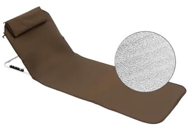 Verstellbarer tragbarer Strandkorb Sonnenliege zum Entspannen und Schlafen im Freien (Aluminiumfolie EPE5)