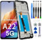 DTD LCD Screen for Samsung Galaxy A22 5G SM-A226B, SM-A226B/DS, SM-A226B/DSN Replacement Display Touch Screen Digitizer Repair Parts (6.6,Black with Frame)