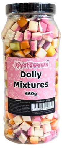JoyofSweets Dolly Mixtures (660g) Retro Classic Sweet Gift Jar