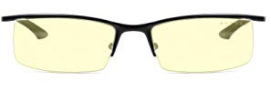 Gunnar Gaming and Computer Eyewear - Emissary, Frame Colour: Onyx, Lens Tint: Amber (Blocks 65% Blue Light & 100% UV Light) - Blue Light Blocking Glasses - Patented lens - Reduce eye strain & dryness