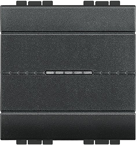 Bticino livinglight - Pulsante ax auto 1p16a 2 moduli living antracite