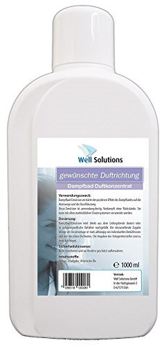 Well Solutions Sauna Dampfbad Emulsion anwendungsfertig 1 Liter Ätherische Öle Eukalyptus
