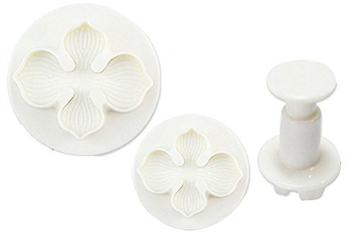 OUNONA 3st Werkzeug Blumenkolben-kuchenschneider Fondant Ausstechformen Fondant-Kuchen Weiß Feder