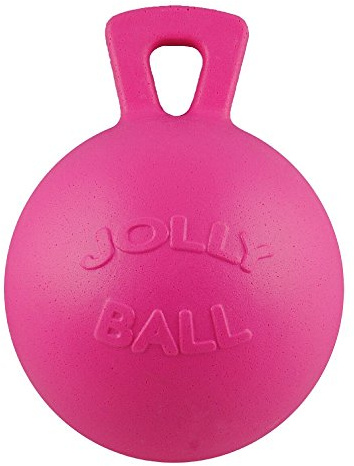 Horsemen's Pride Tug N Toss Jolly Ball Extra Large Pink Toy for Dogs Horses