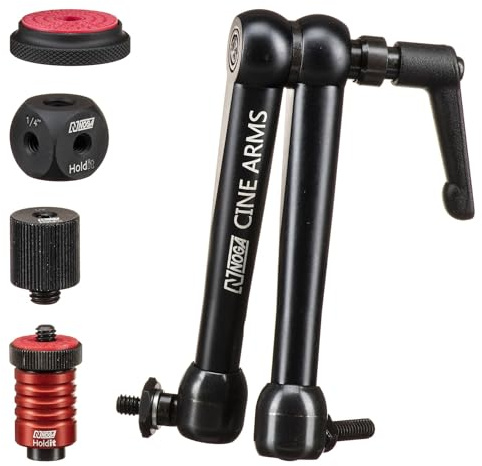 NOGA HS9000 Set with Monitor Arm Camera Accessories - Magic Arm Camera Rig for Cine, Digital, DVD Cameras - Heavy Duty Construction Flexible Arm with Quick Release Adapter