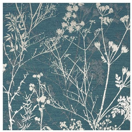 Superfresco Hedgerow Teal Wallpaper