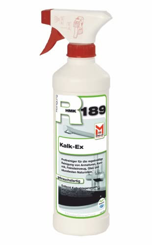 Moeller Stone Care - HMK R189 Kalk-Ex - 0,5 Liter - Gebrauchsfertiger mildsaurer Spezialreiniger für Armaturen, Keramik uvm.