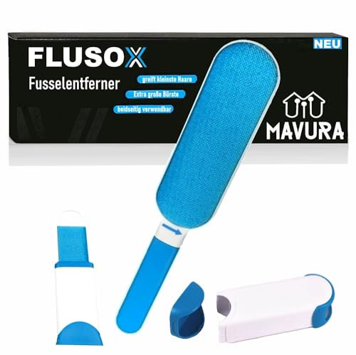 MAVURA Luddborste FusselFlott hårborttagare luddrulle set luddborttagare ludd inkl. mini luddflott