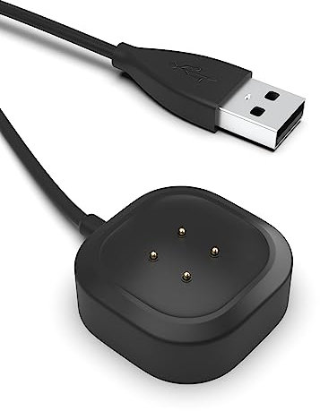 Sinoacc Ladegerät Kompatibel mit Fitbit Sense Versa 3 Ladekabel 100Cm/3.3Ft Fitbit Sense 2/Sense/Versa 4/Versa 3 Magnetisches USB Kabel Smartwatch Zubehör