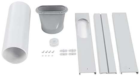 Kit de Ventilación de Ventana para Aire Acondicionado Portátil, Kit de Ventilación de Ventana Deslizante de AC Manguera de Escape Flexible de AC y Unidad de 5.9in Tubo Conector Acoplador de Manguera
