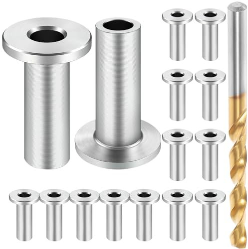 UKCOCO 1satz Deck Kabelschutz Edelstahl Schutzschläuche Für Geländer Kabelverkleidung Inklusive Bohrer Für Innen Und Außenbereich Langlebig Und Einfach Zu Montieren