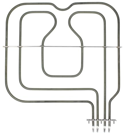LUTH Premium Profi Parts Elemento calefactor parrilla de calor superior 1500 W + 1200 w compatible con Samsung De47-00038a para horno