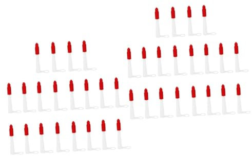 HEALEEP 40 Pièces Outil De Beauté Outils Calfeutrage Calfater Dissolvant De Silicone T Outil Facile Buses De Silicone D'étanchéité Antiadhésif Mastic Colle Gel De Silice