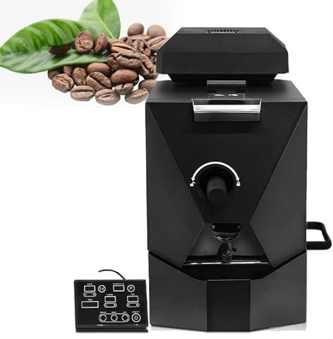 URJWAN Electric Coffee Bean Roaster,Electric Coffee Bean Roaster Commercial Roaster - with 3 Baking Curve - Coffee Bean Roasting Machine with Smoke Filter,for Home, Commercial, Restaurant