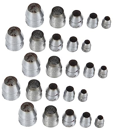 Hemobllo 25pcs Round Iron Wedge Set Metal Hammer and Axe Handle Wedges 8-16mm Diameter for Hand Tool Reinforcement and Splitting Accessories