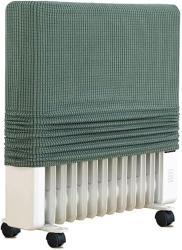 Washable Radiator Cover, Oil-Filled Radiator Heater Dust Cover, Breathable Fabric, Minimalist Design, Green (35.4in x 25.4in)