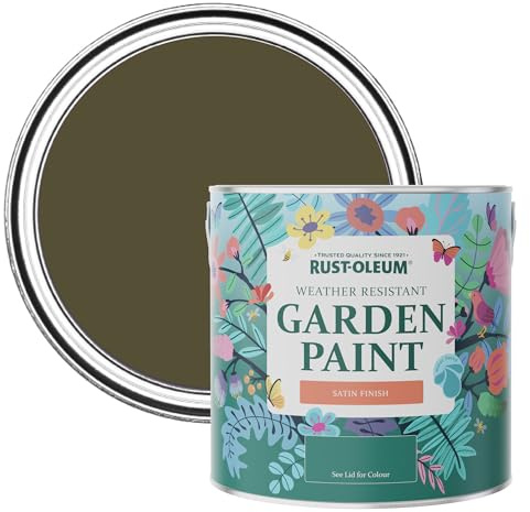 Rust-Oleum Mould Resistant Garden Paint in Satin Finish - Greencroft 2.5 litre