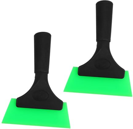 EPIGEIST 2 Pezzi Spatola Pellicole Adesive Materiale Morbido Raschietto Ergonomico per Pellicole Protettive e Vetro Strumento Professionale per Pulizia e Applicazione Vinile Verde