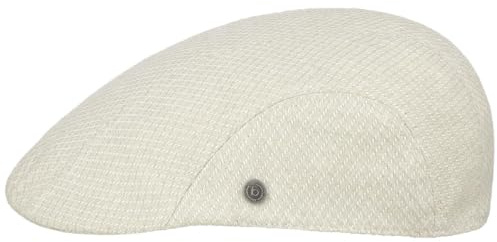 bugatti Coniston Mix Flatcap Schirmmütze Schiebermütze Herren - Made in the EU mit Schirm, Futter, Futter Frühling-Sommer Sommer - M (56-57 cm) hellgrün