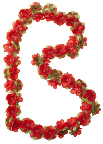 Basil Blumengirlande Flower Garland, Red, One Size, 50184
