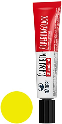 Schraubensicherungslack 20 ml. in Tube gelb - Sicherungslack - Schraubenkleber