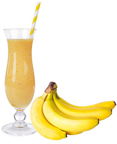 Banane Geschmack Milchshake Pulver Gino Gelati zum Milchshakes selber machen (1 kg)