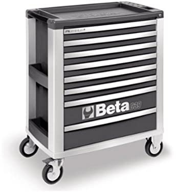 Beta C39 G/8 Mobile Roller Cab with 8-Drawers - Grey