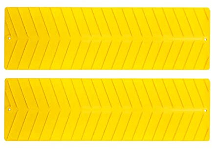 ProPlus 360833 Anti-Rutsch-Matten Anfahrhilfe Grip-System 2 Stück 740x225mm Farbe gelb