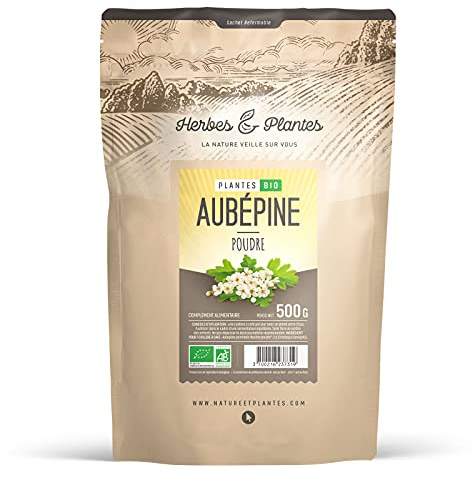 Aubépine Biologique en poudre - 500gr