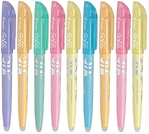 Pilot FriXion Light Set di 6 evidenziatori, colori pastello Pastell