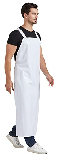 Nanxson Grembiule impermeabile resistente regolabile, grembiule da lavoro in gomma,CF3109