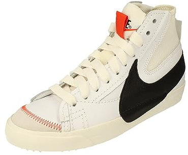 Nike Blazer Mid '77 Jumbo, Three Quarter High Uomo, Corda Bianca e Nera, 47.5 EU