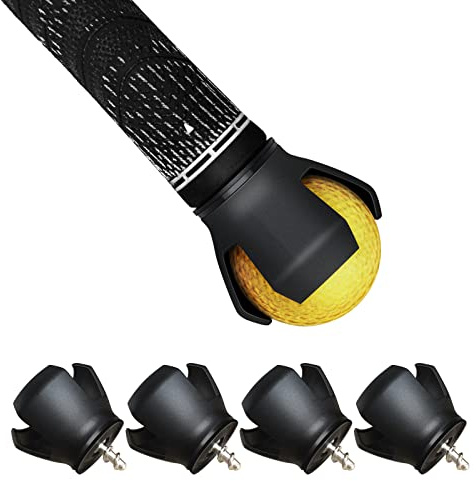 SHU-Ran Golf Ball Retriever,Golf Ball Picker Upper for Putter,Back Saver Golf Ball Pick Up Retriever,Suction Cup Grabber for Putter Grip,Golf Sucker Accessories for Golfer