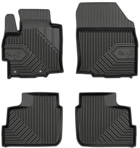 SMK Gummimatten auto fußmatten Satz passend für Mitsubishi Space Star ab 2013 Erleben Sie einen neuen Standard des Reisens mit rutschfesten auto fussmatten - Mehrjahres- auto teppiche für alle Straßen