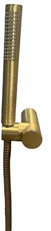 BAGNOCLIC Ensemble de Douche en Bronze avec Douchette Anticalcaire, Flexible 150 cm et Support Pivotant – Design Élégant, Durable et Confortable