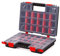 Mivos Doppelseitig Sortimentskasten 344 x 249 x 100 mm - 2 seitig Sortimentsbox für Zubehör und Kleinteile - Schraubenbox mit 40 Verstellbare Fächer - Sortierkasten - Sortierbox